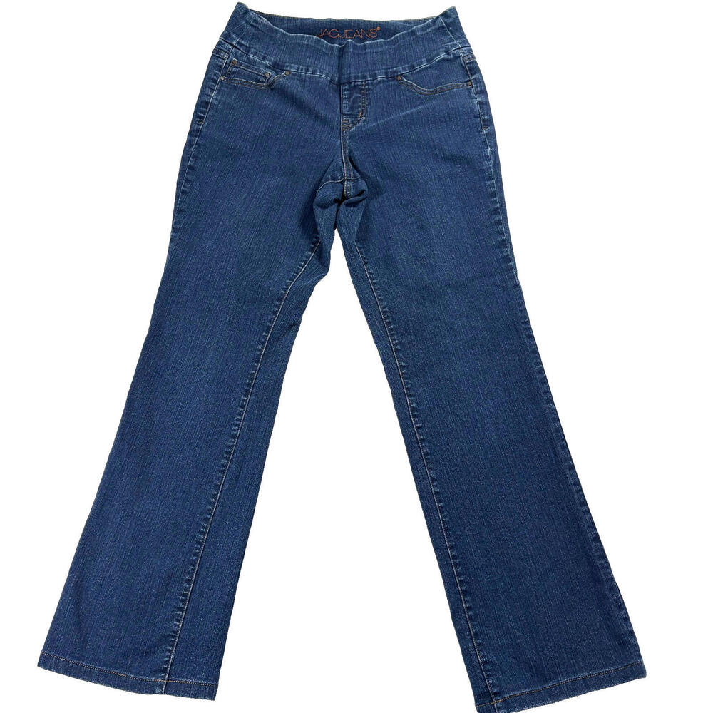 JAG Jeans Womens High Rise Bootcut Size 10 Dark Wash Stretch Denim 90s Retro 00s